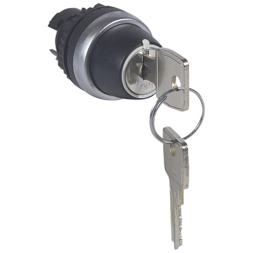 Переключатель с ключом № 455 - Osmoz - для комплектации - без подсветки - IP 66 - 3 положения с фиксацией - 90° | 023964 | Legrand