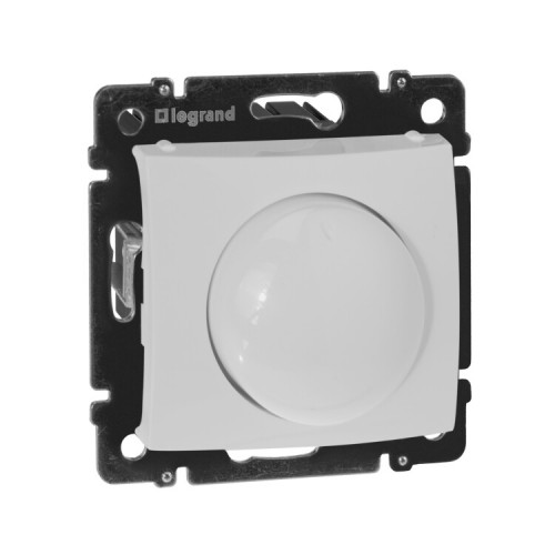 Valena Белый Светорегулятор поворотный 100-1000W для л/н, галог. ламп с обмоточным т-ром | 770060 | Legrand