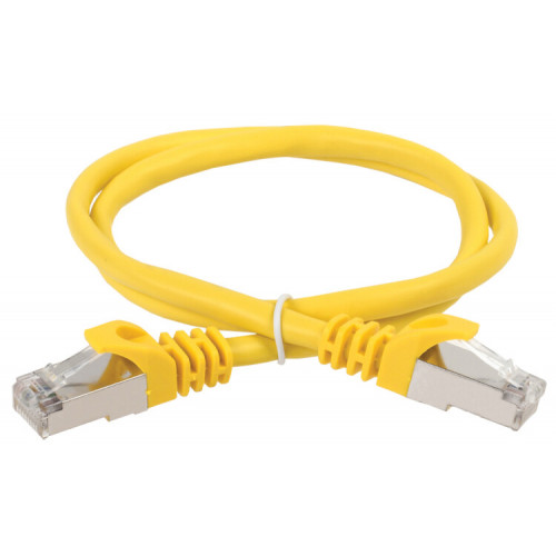 Коммутационный шнур (патч-корд), кат.5Е FTP, 1,5м, желтый | PC05-C5EF-1M5 | ITK