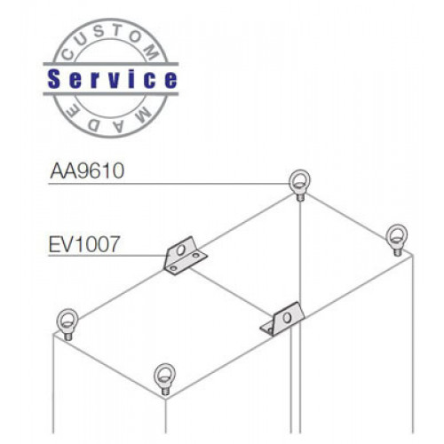 Петли для подъема шкафа (4 шт.) | AA9610 | ABB