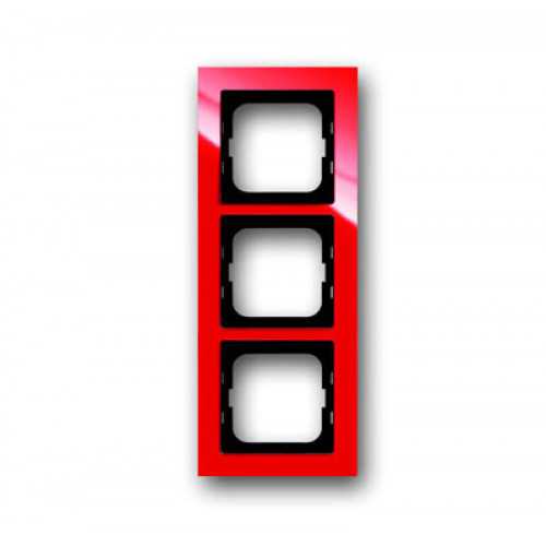 Рамка 3-постовая, серия axcent, цвет красный | 1754-0-4342 | 2CKA001754A4342 | ABB