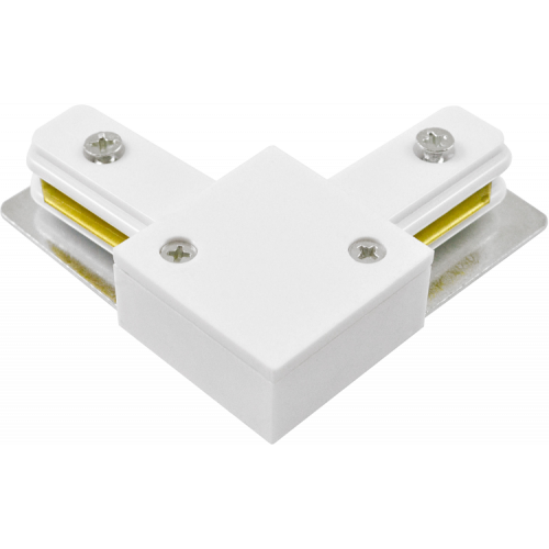 Коннектор для накладного шинопровода PTR CL-WH белый L-образный | 5010840 | Jazzway