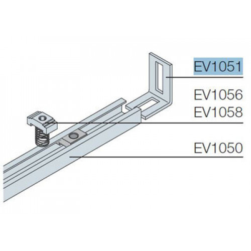 Кронштейн для монтажа EV1050 (25шт) | EV1051 | ABB