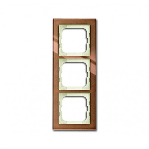 Рамка 3-постовая 1723-283, серия axcent, цвет бронзовое стекло | 1754-0-4545 | 2CKA001754A4545 | ABB