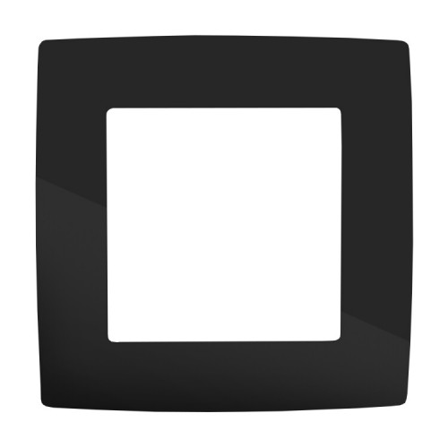 Рамка на 1 пост 12-5001-06 , чёрный (20/200/5000) |Б0014746 | ЭРА