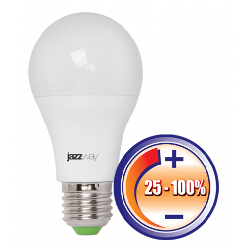 Лампа светодиодная LED 12Вт Е27 220В 3000К PLED- DIM A60 груша | 2855879 | Jazzway