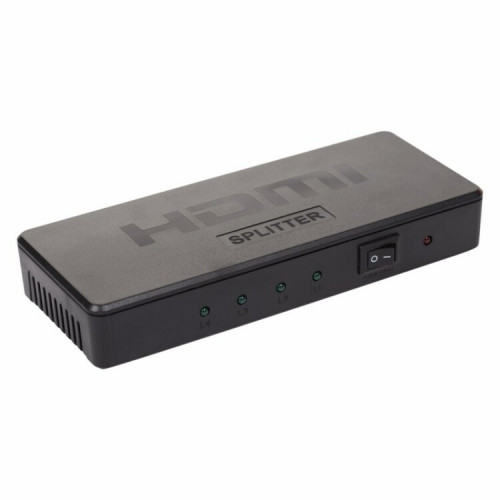 Делитель гнездо HDMI на 4 гнезда HDMI, пластик | 17-6952 | REXANT