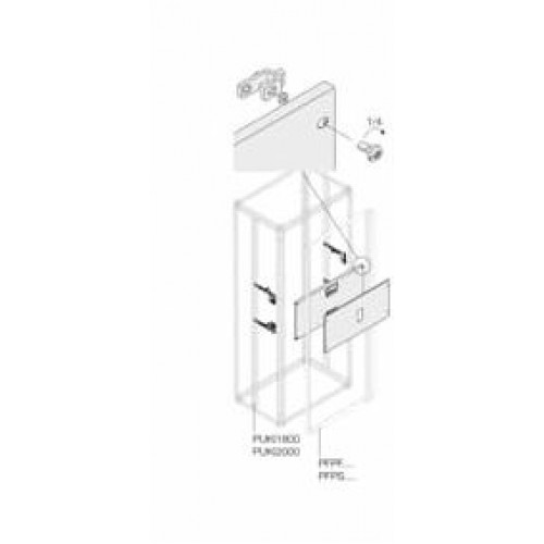 Комплект верт.3 XT2 3P FIX W=600мм | 1STQ001886B0000 | ABB