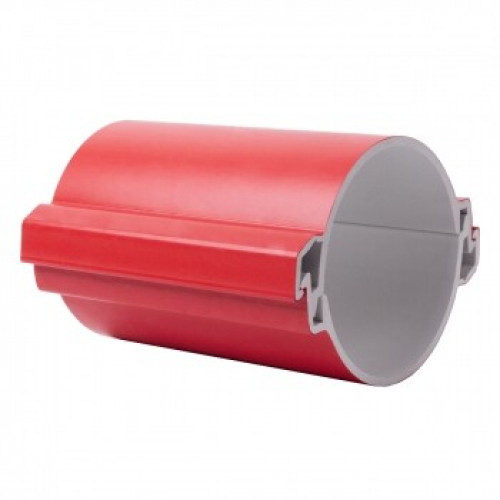 Труба гладкая разборная ПВХ 110 мм (750Н), красная PROxima | tr-pvc-110-750-red | EKF