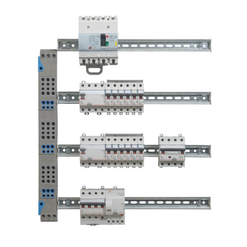 Распределительный блок VX3 - оптимизированный - до 125 А - автоматические зажимы - для 4-рядных щитков | 405034 | Legrand