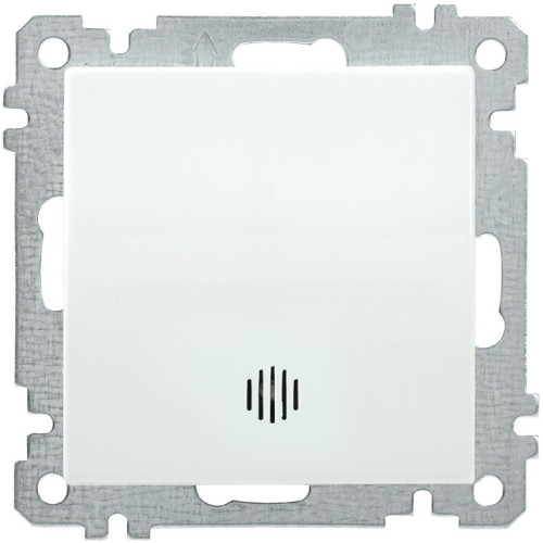BOLERO белый Выключатель 1-клавишный с индикацией 10А ВС10-1-1-Б | EVB11-K01-10-1 | IEK