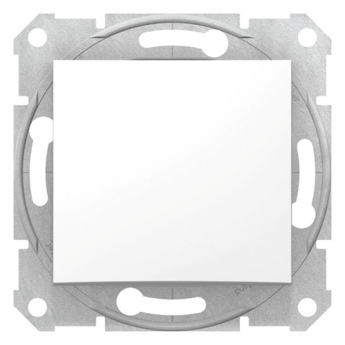 Sedna Белый Выключатель 1-клавишный 10А (сх.1) | SDN0100121 | Schneider Electric