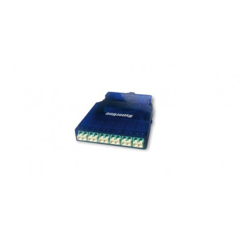 PPTR-CSS-1-6xDLC-MM/AQ-BL Корпус кассеты для оптических претерминированных решений, 6 дуплексных портов LC/PC, ввод кабеля| 236811 | Hyperline