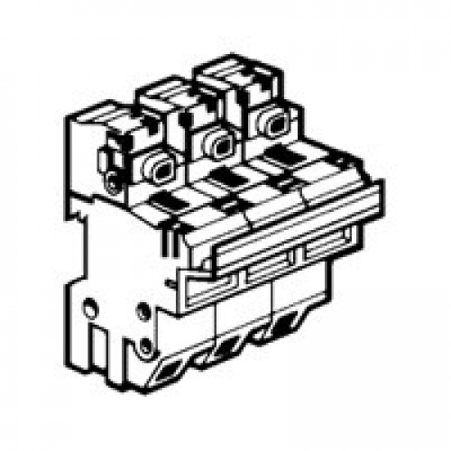 Выключатель-разъединитель SP 58 - 3П - 6 модулей - для промышленных предохранителей 22х58 | 021604 | Legrand