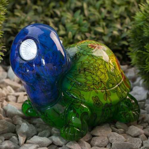 Cветильник садовый декоративный Черепаха на солнечной батарее ERAFYS01-06 полистоун, 13 см | Б0038499 | ЭРА