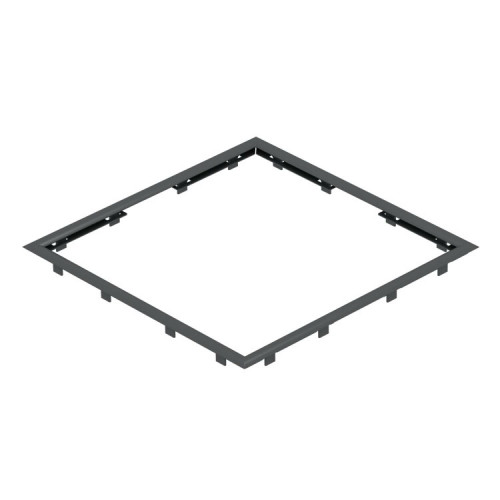 Защитная рамка для напольного покрытия для кабель-канала EBK (полиамид, черный) | 7404070 | OBO Bettermann