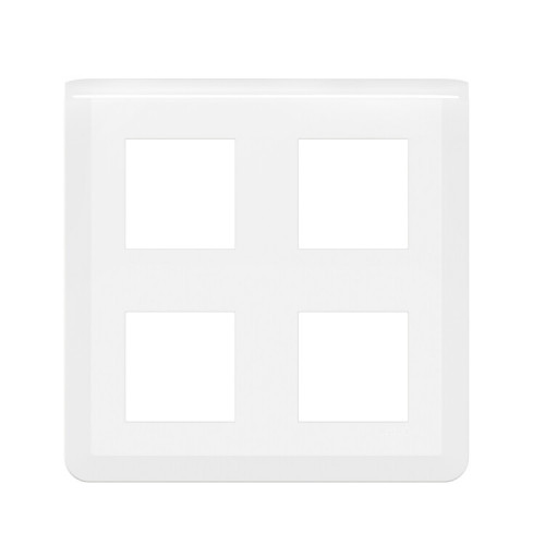 Рамка - Mosaic - 2x2x2 модуля - белая | 078838L | Legrand