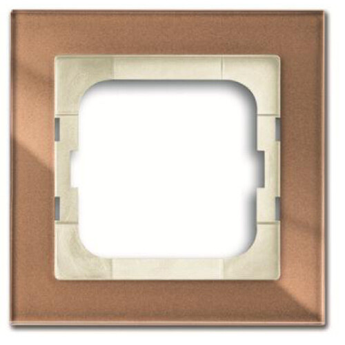 Рамка 1-постовая 1721-283, серия axcent, цвет бронзовое стекло | 1754-0-4543 | 2CKA001754A4543 | ABB