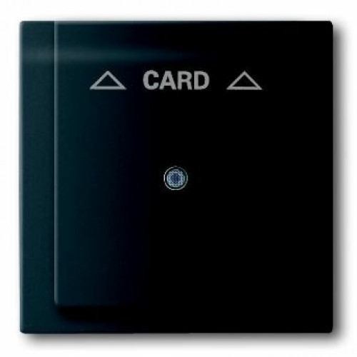 Плата центральная (накладка) для механизма карточного выключателя 2025 U, серия impuls, цвет чёрный бархат | 1753-0-0159 | 2CKA001753A0159 | ABB