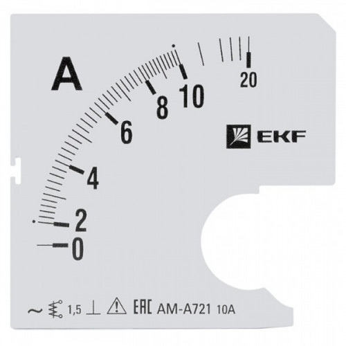 Шкала сменная для A721 10/5А-1,5 EKF PROxima | s-a721-10 | EKF