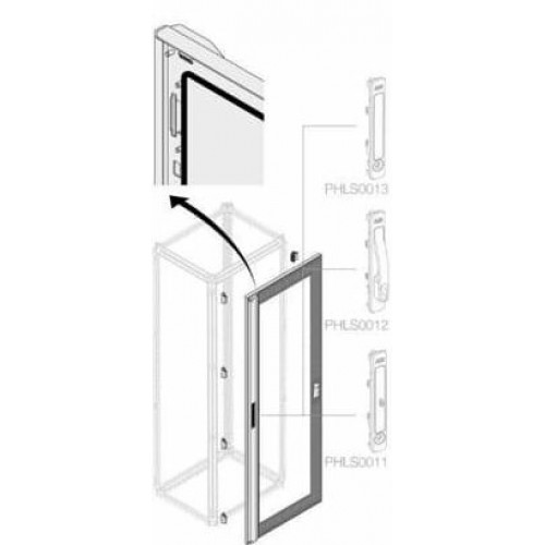 Дверь остекл.с мех.запирания H1800 W500 | 1STQ002281B0000 | ABB