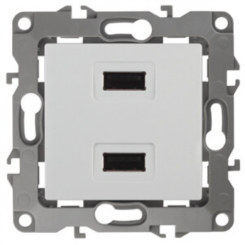 Устройство зарядное USB 12-4110-01 , 5В-2100мА, белый (6/60/1440) |Б0027491 | ЭРА