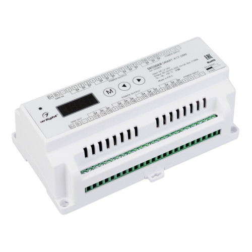 Декодер SMART-K17-DMX (12-24V, 24x3A) | 023825 | Arlight