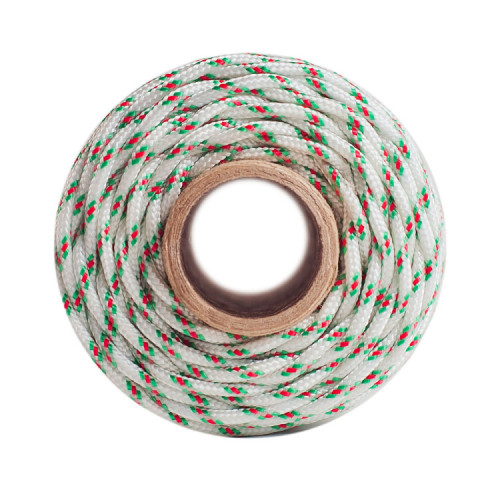 Шнур плетеный ПП 3 мм с серд., 16-пряд. высокопр., цветной, 100 м | 140306 | Tech-KREP