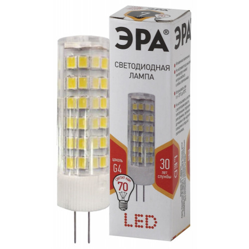 Лампа светодиодная LED 7Вт G4 220В 2700К smd JC капсульная | Б0027859 | ЭРА