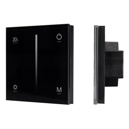 Панель Sens SMART-P42-DIM Black (230V, 0/1-10V) | 028113 | Arlight