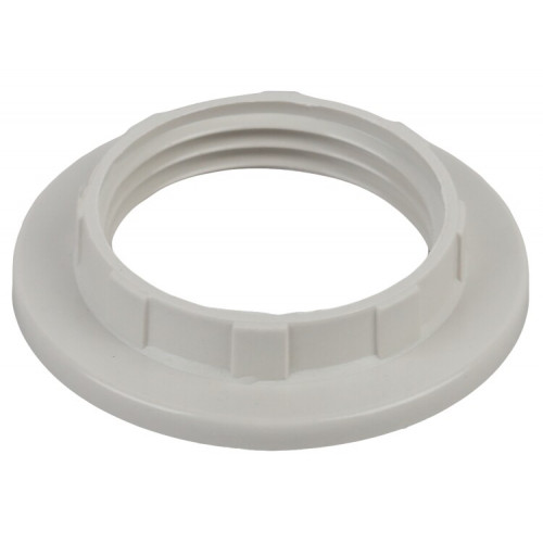 Кольцо для патрона E14, пластик, белое | Б0043679 | ЭРА