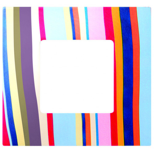 Simon 27 Накладка декоративная на рамку базовую, 1 пост, S27 Play, Extrem, многоцветный поток | 2700617-801 | Simon