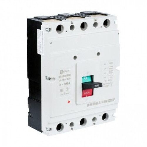 Выключатель автоматический ВА-99М 800/630А 3P 35кА PROxima | mccb99-800-630m | EKF