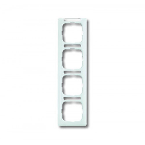 Рамка 4-постовая, вертикальная, с полем для надписи, серия Reflex SI linear, цвет альпийский белый | 1754-0-4063 | 2CKA001754A4063 | ABB