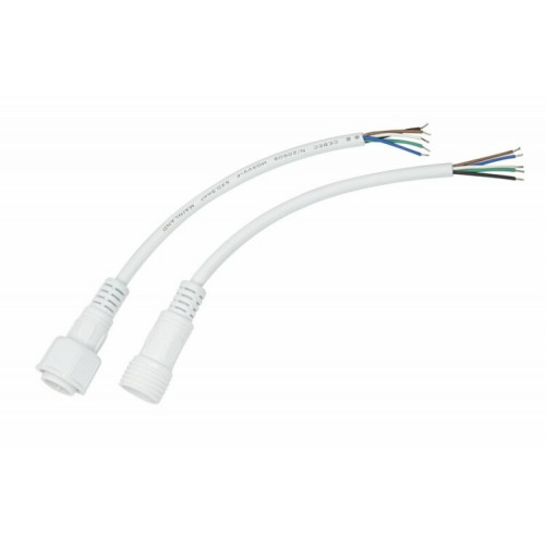 Соединительный кабель (5pin) герметичный (IP67) 5х0.5 мм? 300 V белый | 11-9450 | REXANT