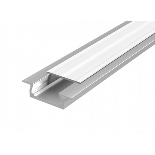 Алюминиевый профиль для LED ленты с рассеивателем встраиваемый 2000мм х 10мм | V4-R0-70.0001.KIT-0202 | VARTON