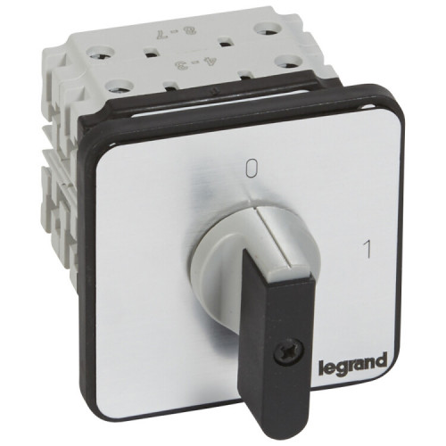 Выключатель - положение вкл/откл - PR 26 - 4П - 4 контакта - крепление на дверце | 027418 | Legrand
