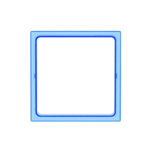 Simon 27 Вставка декоративная в рамку базовую с вырезом, S27 Play, прозрачный синий | 2700670-109 | Simon