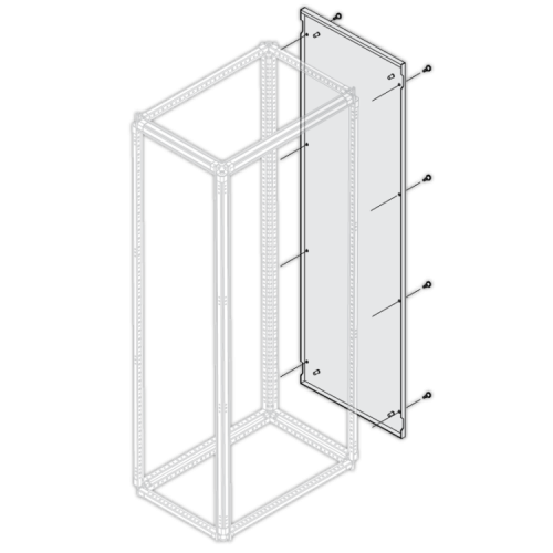 Панель боковая IP30/40 H=1800мм D=500мм|1STQ007610A0000 | ABB