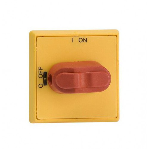 Ручка управленяи OHYS1AH1 (желто-красная) для управления через д верь рубильниками типа OT16..80F | 1SCA105291R1001 | ABB