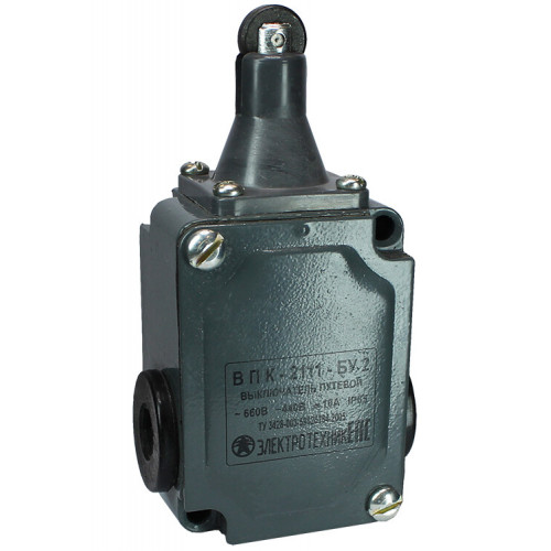 ВПК-2111-БУ2, толкатель с роликом, IP67, выключатель путевой (ЭТ) | ET511607 | Электротехник