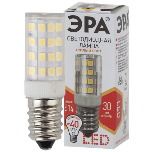 Лампа светодиодная LED T25-5W-CORN-827-E14 (диод, капсула, 5Вт, тепл, E14)| Б0033030 | ЭРА