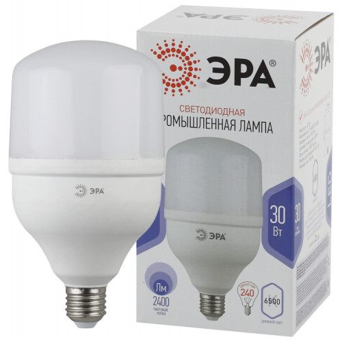 Лампа светодиодная LED POWER T100-30W-6500-E27 (диод, колокол, 30Вт, хол, E27) | Б0048504 | ЭРА