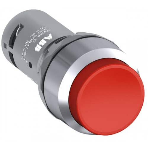 Кнопка CP3-30R-20 красная с выступающей клавишей без фиксации 2НО | 1SFA619102R3021 | ABB