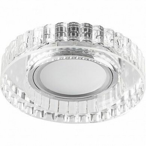 Светильник встраиваемый с LED подсветкой CD985 потолочный MR16 G5.3 прозрачный | 32662 | Feron