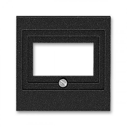 ABB Levit Антрацит / дымчатый чёрный Накладка для розеток USB / HDMI / VGA Антрацит | 5014H-A00040 63 | 2CHH290040A4063 | ABB