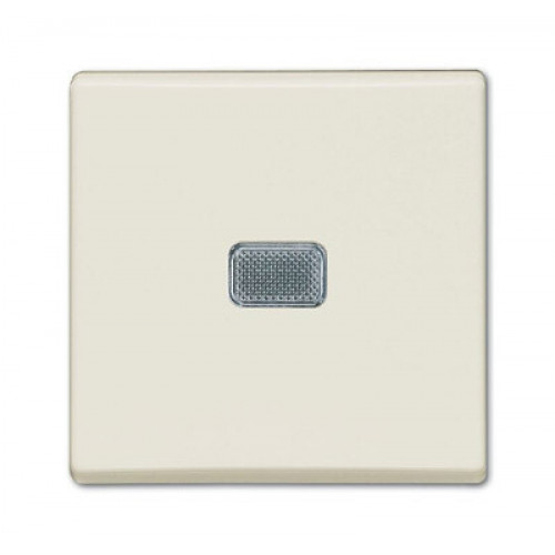 ABB Basic 55 Шале (белый) Выключатель 1-клавишный с подсветкой | 1012-0-2185 | 2CKA001012A2185 | ABB