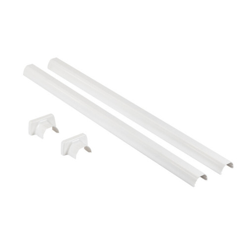 Декоративный комплект из пластика для телескопической стойки колонны, 1 или 2 секции, цвет белый | 653066 | Legrand