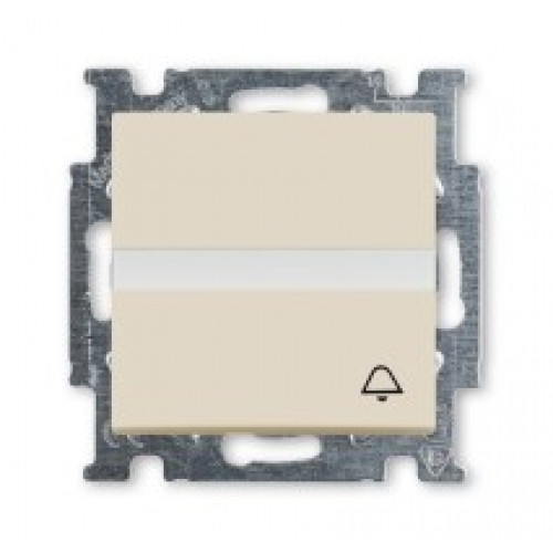 ABB Basic 55 Сл. кость Выключатель кнопочный с полем для надписи | 1413-0-1087 | 2CKA001413A1087 | ABB