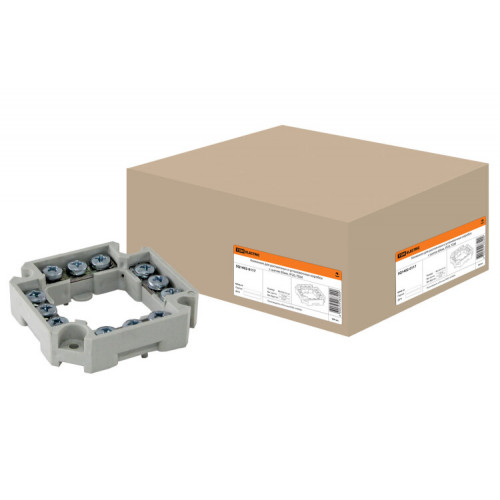 Клеммник для распаячных и установочных коробок с шагом 60мм, IP20, | SQ1402-0117 | TDM